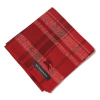 【新品】 ハンカチ　チェック  バーバリーロンドン 69330 BURBERRY LONDON レッド レディース