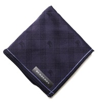 【新品】 ハンカチ　デザイン  バーバリーロンドン 69050 BURBERRY LONDON ネイビー レディース