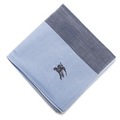 【新品】 ハンカチ　無地  バーバリーロンドン 69192 BURBERRY LONDON ブルー レディース
