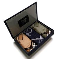 【新品】 ハンカチ３枚セット  バーバリーズ 65836 Burberrys ブラウン、ネイビー、グリーン レディース