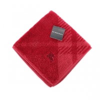 【新品】 パイルハンカチ（チェック）  バーバリーロンドン 50816 BURBERRY LONDON レッド系 メンズ