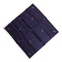 【新品】 ブルーレーベル クレストブリッジ ハート　チェック　薄手　ハンカチ  76436 BLUE LABEL CRESTBRIDGE ネイビー レディース