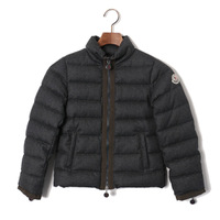 【新品】 モンクレール キッズダウンジャケット 8Y 43323 MONCLER GRENOBLE グレー系 ボーイズ