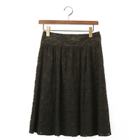 【新品】 レーススカート 38 バーバリーロンドン 48439 BURBERRY LONDON カーキ系 レディース