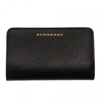 【新品】 二つ折名刺入れ  バーバリー 55414 BURBERRY ブラック系 メンズ