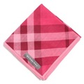 【新品】 薄手 ハンカチ アーガイル  バーバリー 72014 BURBERRY ピンク レディース