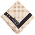 【新品】 薄手 ハンカチ チェック  バーバリー 72256 BURBERRY ベージュ メンズ