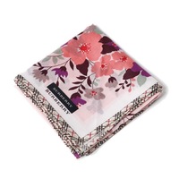 【新品】 薄手 ハンカチ 花柄  バーバリー 70386 BURBERRY ピンク レディース