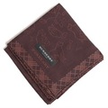 【新品】 薄手 ハンカチ 犬  バーバリー 72244 BURBERRY ブラウン メンズ