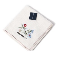 【新品】 薄手 ハンカチ 無地  バーバリーズ 70511 Burberrys カーキ メンズ