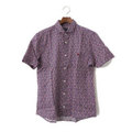 【新品】 柄シャツ 2 バーバリーブラックレーベル 50392 BURBERRY BLACK LABEL ネイビー系×レッド系 メンズ