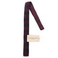 【新品】 棒タイ（ボーダー）  バーバリーロンドン 50824 BURBERRY LONDON ワインブラック系 メンズ