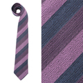 【新品】バーバリーロンドン ストライプネクタイ 44437 パープル系 メンズ プレゼント いろんなシーンに活躍