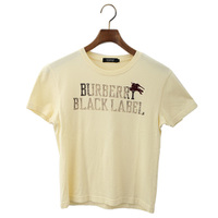 カットソー 1 バーバリーブラックレーベル 44531 イエロー  レディース ゴージャス感のあるゴールドロゴ