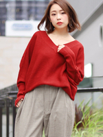 ガータードルマンニット