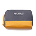 キーケース 11×8×3cm バーバリーブラックレーベル 46363 BURBERRY BLACK LABEL イエロー系×ネイビー系 メンズ