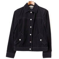 コーデュロイジャケット 38 バーバリーロンドン 63567 BURBERRY LONDON ネイビー系 メンズ