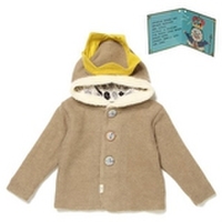 【50%OFF】コロボックルコラボクラウンつきニットブルゾン