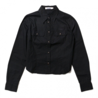 シャツ 38 バーバリーブルーレーベル 54590 BURBERRY BLUE LABEL ブラック系 レディース