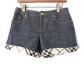 ショートパンツ（デニム） 25 バーバリーブルーレーベル 52474 BURBERRY BLUE LABEL ネイビー系 レディース
