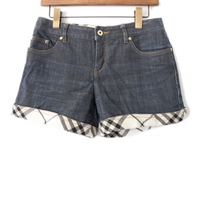 ショートパンツ（デニム） 25 バーバリーブルーレーベル 52474 BURBERRY BLUE LABEL ネイビー系 レディース