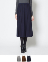 ストライプニットサーキュラースカート【メール便可／90】