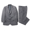 ストライプノッチドラペルテーラードジャケット3ピーススーツ 170A バーバリーズ 67709 Burberrys グレー メンズ