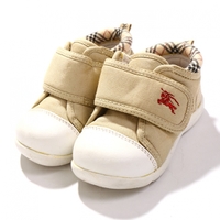 スニーカー 21283 バーバリーロンドン ベージュ キッズ