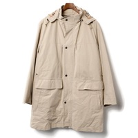 ダウンライナー付ジップアップロングコート M バーバリーロンドン 69852 BURBERRY LONDON ベージュ メンズ