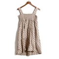 チェックジャンパースカート ベージュ 38 バーバリーブルーレーベル 67970 BURBERRY BLUE LABEL ベージュ レディース