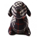 チェックダックスフンドぬいぐるみ  バーバリーロンドン 62426 BURBERRY LONDON ネイビー系 ガールズ