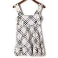 チュニック　チェック柄 38 バーバリーブルーレーベル 58574 BURBERRY BLUE LABEL ホワイト系 レディース
