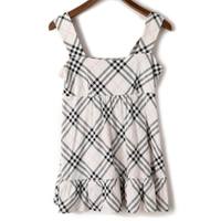 チュニック　チェック柄 38 バーバリーブルーレーベル 58574 BURBERRY BLUE LABEL ホワイト系 レディース