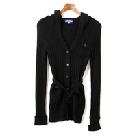 ニットカーディガン 38 バーバリーブルーレーベル 62298 BURBERRY BLUE LABEL ブラック系 レディース