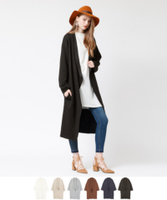 ニットロングコート/コーディガン