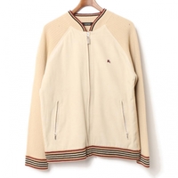 ニット切替ジップアップブルゾン 3 バーバリーブラックレーベル 72441 BURBERRY BLACK LABEL ベージュ メンズ