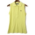 ノースリーブポロシャツ 38 バーバリーブルーレーベル 57414 BURBERRY BLUE LABEL グリーン系 レディース