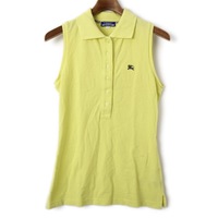 ノースリーブポロシャツ 38 バーバリーブルーレーベル 57414 BURBERRY BLUE LABEL グリーン系 レディース
