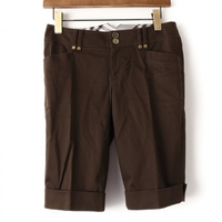 ハーフパンツ 36 バーバリーブルーレーベル 56440 BURBERRY BLUE LABEL ブラウン系 レディース