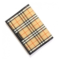 バーバリー　ブックカバー　ベージュ系　メンズ　ラグジュアリーな読書アイテム　25123