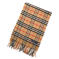 バーバリーズ チェックマフラー 31482 ブラウン系 チェックがお洒落