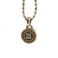 バーバリーブルーレーベル ペンダント 27673 シルバー系 ユニセックスなデザイン、トップに宝石を施した