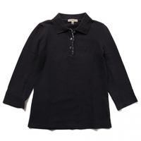 ポロシャツ（7分袖） XS バーバリーロンドン 54017 BURBERRY LONDON ネイビー系 レディース