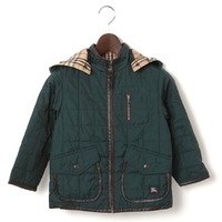 レザーパイピングスクエアステッチナイロンジャケット 110A バーバリーロンドン 69982 BURBERRY LONDON グリーン ボーイズ