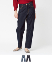 ローウエストストレートデニムパンツ