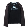 ロングTシャツ 2 バーバリーブラックレーベル 56144 BURBERRY BLACK LABEL ブラック系×ブラウン系 メンズ