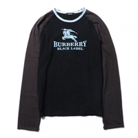 ロングTシャツ 2 バーバリーブラックレーベル 56144 BURBERRY BLACK LABEL ブラック系×ブラウン系 メンズ