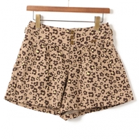 花柄キュロットパンツ 38 バーバリーブルーレーベル 01000543 BURBERRY BLUE LABEL ブラウン レディース