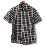 半袖チェックシャツ 2 バーバリーブラックレーベル 69835 BURBERRY BLACK LABEL ブラック メンズ
