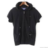 半袖パーカー 38 バーバリーブルーレーベル 59936 BURBERRY BLUE LABEL ブラック系 レディース